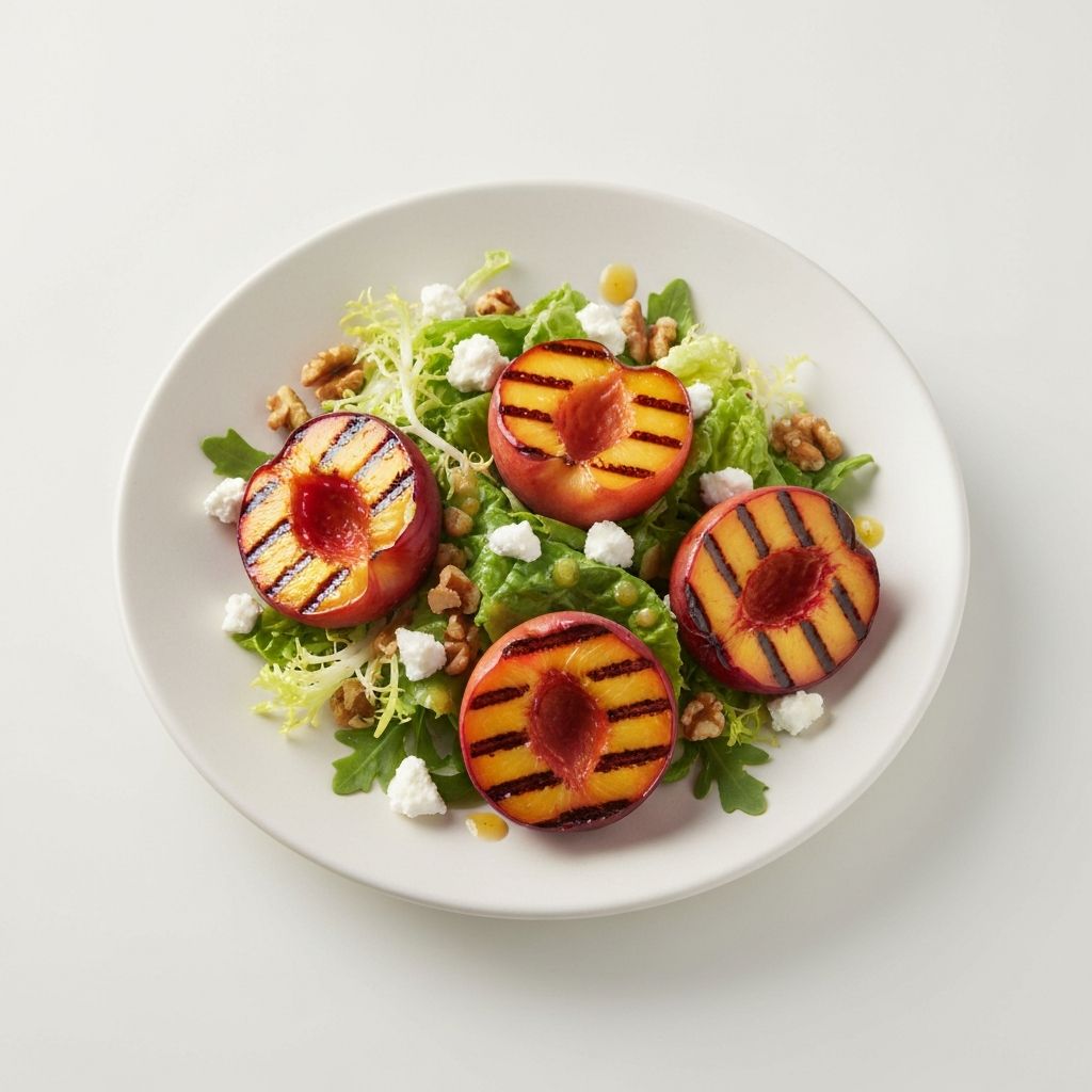 Grilled Peach Salad