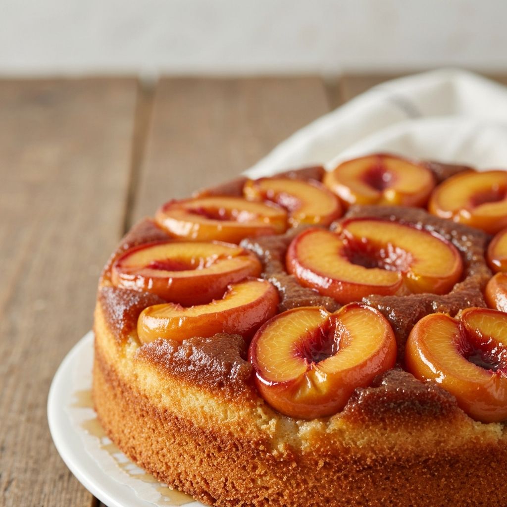 Peach Upside-Down Cake